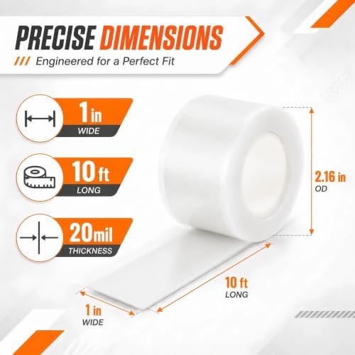 White Self Fusing Silicone Tape 4 Rolls Plumbers Tape 1 in x 10 Ft | Flex Seal Tape for Leak, Garden Pipe Repair Kit, Self Adhesive Tape for Outdoor, Insulating Electrical Tape, Heat Resistant