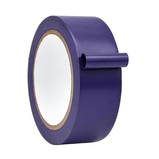 WOD VTC365 Purple Vinyl Pinstriping Tape, 1.5 inch x 36 yds. for School Gym Marking Floor, Crafting, & Stripping Arcade1Up, Vehicles and More