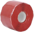 Cosiki Self Fusing Silicone Tape, Black Leak Seal Tape, Pipe Repair Wrap with 2.5mpa Tensile Strength, 50C to 260C, Ideal for Emergency Pipe Repair & Hose Fixation, 1.97inx16.4ft (Red)