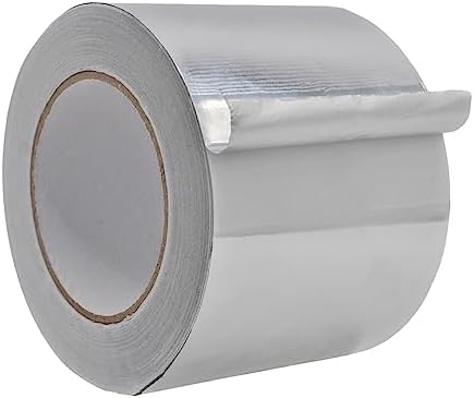 WOD Aluminum Foil Tape - 4 inch x 50 yds. Heat Shield Reflective Sealant Tape - Ideal for HVAC, Duct, Pipe, and Metal Insulation and Repair. Low and High Temperature Resistant AFTR28
