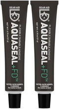 GEAR AID Aquaseal FD Flexible Durable Repair Adhesive for Fixing Tears and Holes in Waders, Wetsuits, PVC Inflatables, Vinyl and Outdoor Gear, Dries Clear, 0.75 oz, 2 Pack