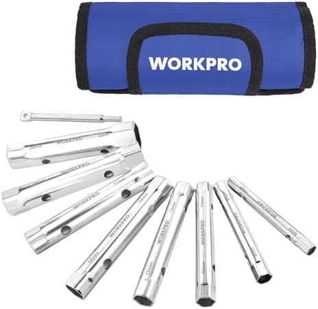 WORKPRO 9-Piece Shower Valve Socket Wrench Set with Bar Handle