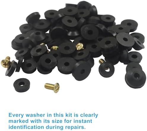 96 PCS Faucet Washer Assortment Kit