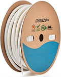 Chanzon 3:1 Ratio - 80ft Roll - Heat Shrink Tubing 3/8" (9.5mm) White