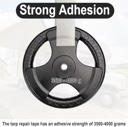 BFXM RV Underbelly Material RV Underbelly Tape, White Waterproof Seal Tape, Roof Repair Tape, Trailer Roof Sealant for Mobile Home, Camper, Travel Trailer, Boat, Tear Repair Patch(6'' x 33')