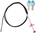 Drain Snake 79 Inch, Flexible Grabber Claw Hair Drain Clog Remover Tool