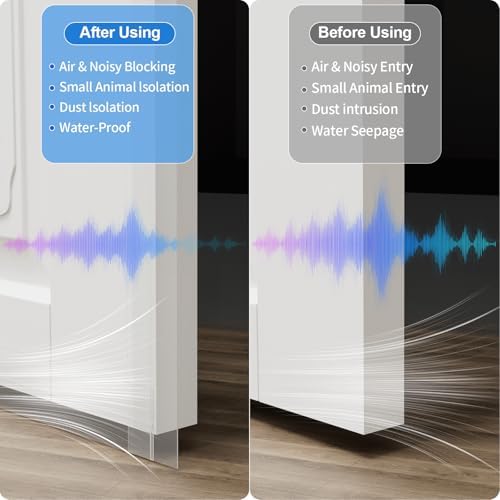 20FT Weather Stripping Door Seal - 2" Silicone Door Draft Seal Tape for Gaps Under Door Weatherstripping Sweep Stopper for Bottom of Shower Door/Sliding Glass Door
