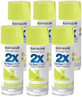 Rust-Oleum 334036-6PK Painter's Touch 2X Ultra Cover Spray Paint, 12 oz, Gloss Key Lime, 6 Pack