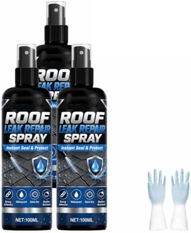 Powerful Waterproof Leak Repair Spray, Waterproof Sealant Spray, Quick-Dry Sealant for Outdoor Repair Solution (3Pcs)