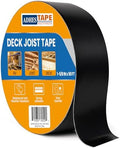 ADHES Deck Joist Tape, 1-5/8" x 50' Weather Resistance & Waterproof | Butyl Joist Tape for Decking, Deck Flashing Tape, Ideal for Wood Decks Beams Roof, Outdoor Construction Use