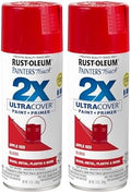 Rust-Oleum Painter's Touch 2X Ultra Cover Spray Paint, Gloss Apple Red