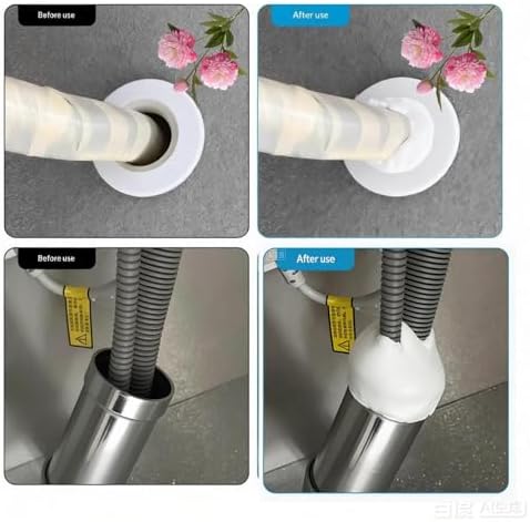 6 pcs Sealant Mastic Waterproof Wall Repair Sealing Clay for Air Conditioning Hole and Drainage Pipes Gap Wall Hole Repair Quick Mending Mud Putty