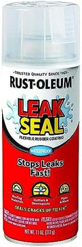 Rust-Oleum 265495 LeakSeal Flexible Rubber Coating Spray, 11 Ounce, Clear