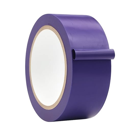 WOD VTC365 Purple Vinyl Pinstriping Tape, 2 inch x 36 yds. for School Gym Marking Floor, Crafting, & Stripping Arcade1Up, Vehicles and More