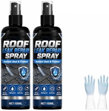 Powerful Waterproof Leak Repair Spray, Waterproof Sealant Spray, Quick-Dry Sealant for Outdoor Repair Solution (2Pcs)