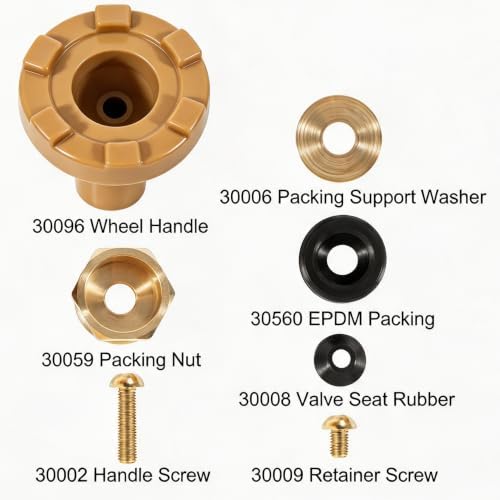 RK-14MH Repair Kit Metal Handle,Outside Faucet,Compatible with Woodford Model 14,Model 18