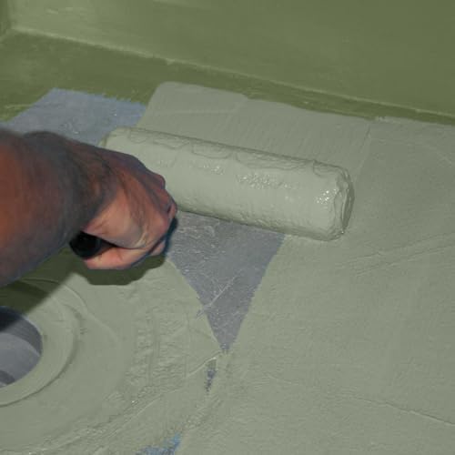 LATICRETE Hydro BAN® Easy to Apply Anti-Fracture Liquid Waterproofing and Crack Insulation Membrane, 1 Gallon Pail