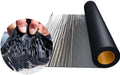 Aluminum Flashing Roll with Self-Adhesive Backing - Waterproof Roofing Tape, Sealing Aluminum Foil Butyl Tape Peel & Stick Bitumen Membrane for Roof Cladding Repair(0.65x6.6ft)