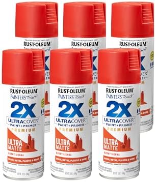 Rust-Oleum Painter's Touch 2X Ultra Cover Spray Paint, Burnt Sienna