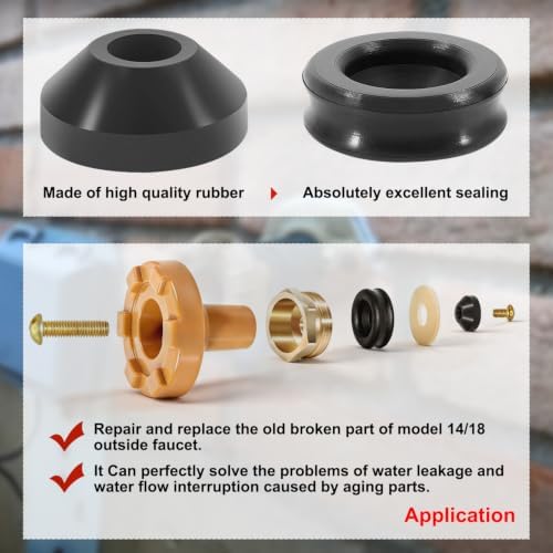 RK-14MH Repair Kit Metal Handle,Outside Faucet,Compatible with Woodford Model 14,Model 18