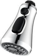 Kitchen Faucet Head Replacement, 3 Modes Kitchen Faucet Sprayer, Chrome