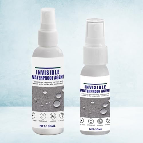 ABOOFAN 2 Pcs Waterproofing Glue Nano Spray Water Resistant Paint Macromolecule Copolymer Material for Roof Repairing, Portable and Practical Waterproof Agent