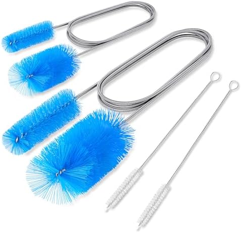 SARDVISA 66 Inch Drain Cleaning Brush, Flexible Long Pipe Cleanner Tool
