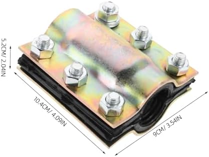 Kisangel Pipe Leak Sealer Clamp for Plumbing Repair Kit for Pe Ppr Steel Iron Pipes Emergency Fix for Home Professional Use Durable Reliable Repair