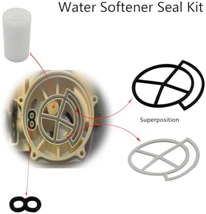 7238468 Water Softener High Flow Valve Rotor Kit for 5 Screw Cover Valves