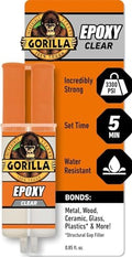 Gorilla 2 Part Epoxy, Incredibly Strong Bonding, 5 Minute Set, 0.85 oz