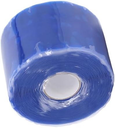 Cosiki Self Fusing Silicone Tape, Black Leak Seal Tape, Pipe Repair Wrap with 2.5mpa Tensile Strength, 50C to 260C, Ideal for Emergency Pipe Repair & Hose Fixation, 1.97inx16.4ft (Blue)