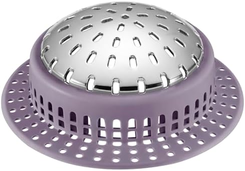 Aluvor Bathtub Drain Hair Catcher Shower Drain Cover Sink Drain Protector