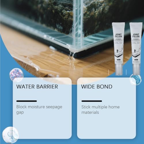 Waterproof Gap Filler Paste Kit, Joint Filler,150ml Super GapFiller Waterproof Joint Filler Paste,Apply on Tile Sink Window Toilet Base Seam(3pcs)