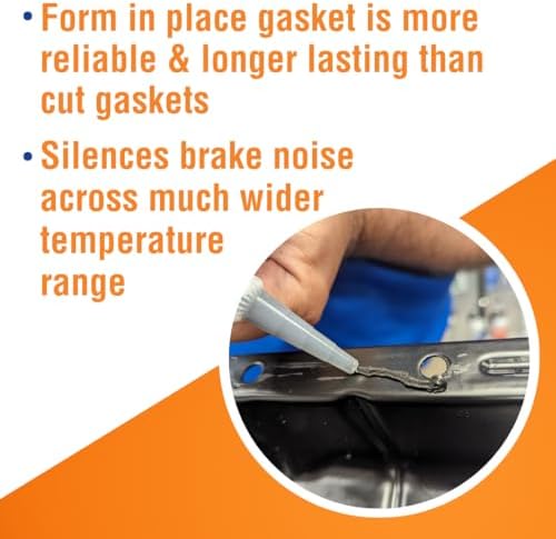 Permatex 85080 Ultra Black Maximum Oil Resistance RTV Silicone Gasket Maker, 9.5 oz. PowerBead Can
