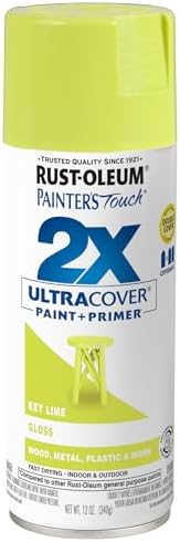 Rust-Oleum Painter's Touch 2X Ultra Cover Spray Paint, Gloss Key Lime