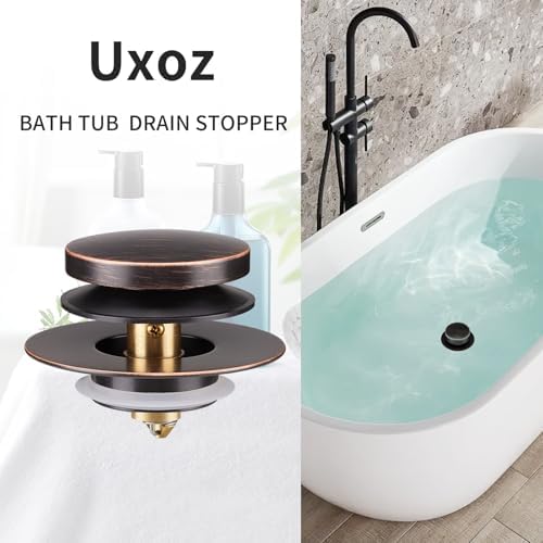 Bathtub Drain Stopper, Tub Plug for 1.5"-1.72" Regular Drains