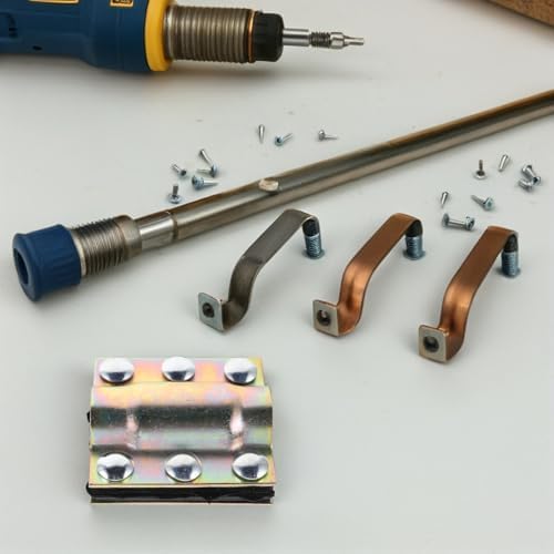 Universal Pipe Leak Repair Clamp Dn20×110, Heavy-duty Plumbing Seal Clamp with Quick Install, Flexible Waterproof Emergency Leak Sealer for Pe and Iron Pipes, 1pcs Kit for Home