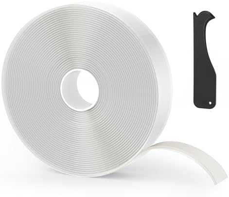 Butyl Tape, 3/4 in x 30 ft White Waterproof RV Sealant Tape, 1 Pack | Non-hardening waterproof butyl rubber seals RV windows, roof leaks, pipe fixtures and EPDM patches; no caulk gun needed.