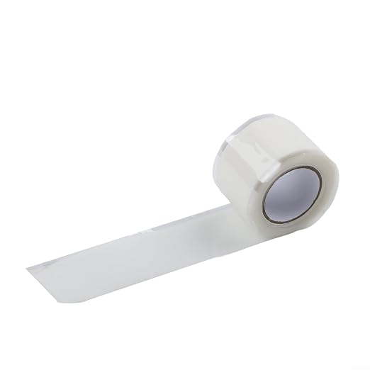 Waterproof Self-Fusing Silicone Tape for Pipe Repair and Hose Leak Seal, Electrical Wire Insulation for DIY Plumbing Projects,1.5m(white)