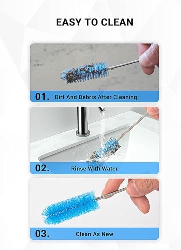 SARDVISA 66 Inch Drain Cleaning Brush, Flexible Long Pipe Cleanner Tool