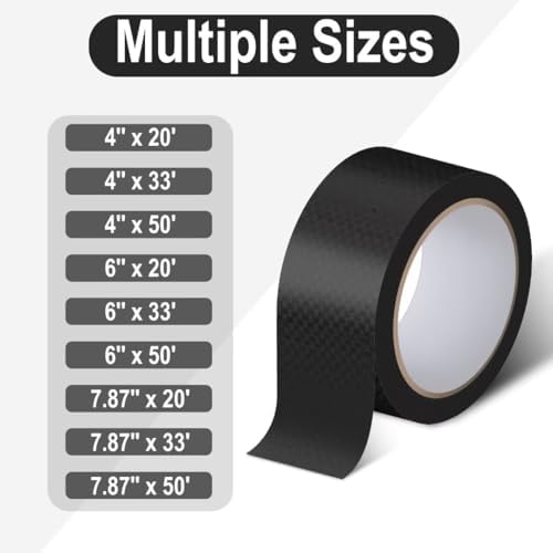 BFXM RV Underbelly Material RV Underbelly Tape, Black Waterproof Seal Tape, Roof Repair Tape, Trailer Roof Sealant for Mobile Home, Camper, Travel Trailer, Boat, Tear Repair Patch(6'' x 50')