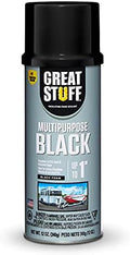 Great Stuff 99054816 Multipurpose Insulating Foam Sealant, 12 oz, Black