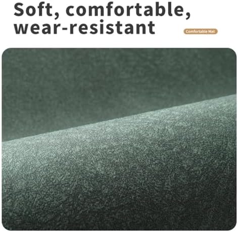 Super Absorbent & Non-Slip Bath Mat Kit | Waterproof Drip Rail, Shower Floor Protector & Door Seal Strip | Cut-to-Fit for Tub & Shower (Dark Green, 63''x24'')