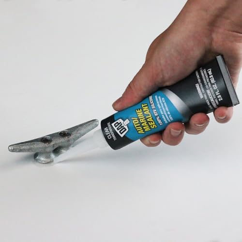 Dap 00694 2.8-Ounce Silicone Rubber Auto/Marine Sealant, Clear
