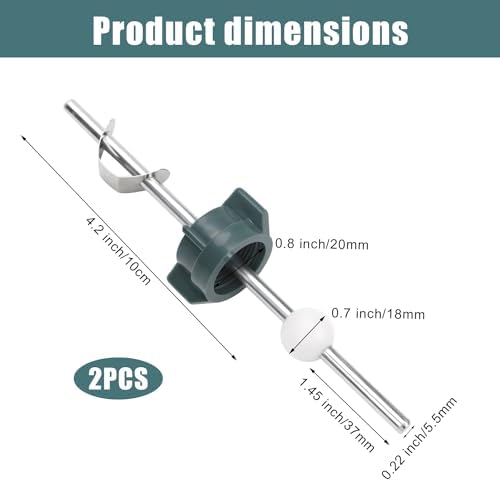 2pcs Sink Ball/Pivot Rod Replacement Parts Bathroom Sink Drain Stopper Kit