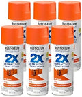 Rust-Oleum Painter's Touch 2X Ultra Cover Spray Paint, Satin Fire Orange