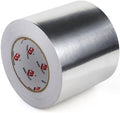 BOMEI PACK Aluminum Foil Tape,Heavy Duty Metal Duct Tape,High Temperature Silver Tape,Perfect for Sealing & Patching,HVAC,Air Ducts,Insulation and Metal Repair (5 Inch x 55 Yards)