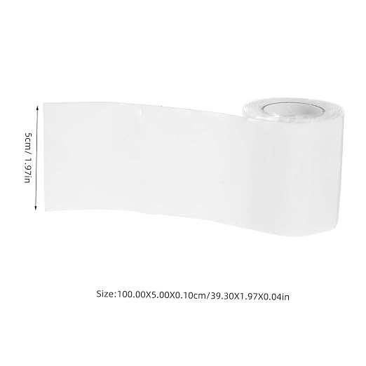 Luxshiny Water Leak Tape Wide Plumber Tape Heavy Duty Adhesive Seal for Hose Repair White Thick