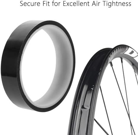 Heavy-Duty Tubeless Rim Tape Roll for Bicycles – 10m Length, Multiple Widths (21mm-35mm) – High-Stick Rubber Adhesive for Road/MTB/Hybrid Wheels Tape