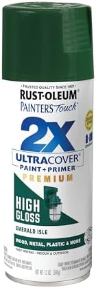 Rust-Oleum Painter's Touch 2X Ultra Cover Spray Paint, Emerald Isle